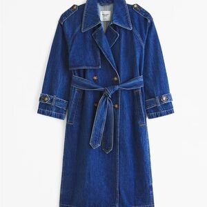 XXS Abercrombie & Fitch Light Blue Denim Jacket